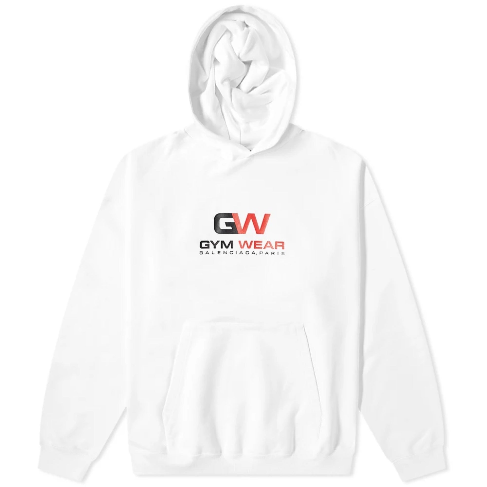Balenciaga on sale white hoodie