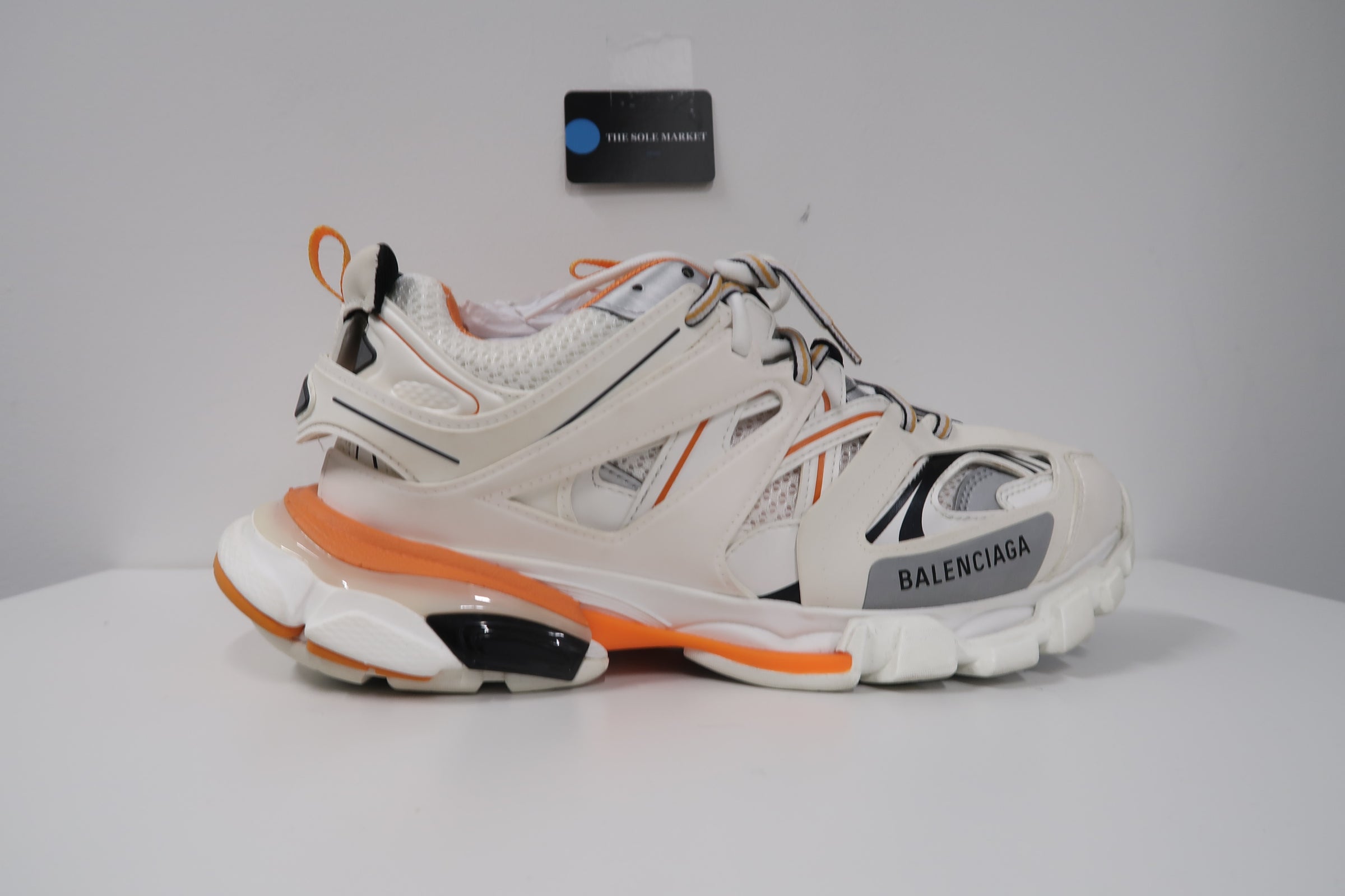 Balenciaga white hotsell orange