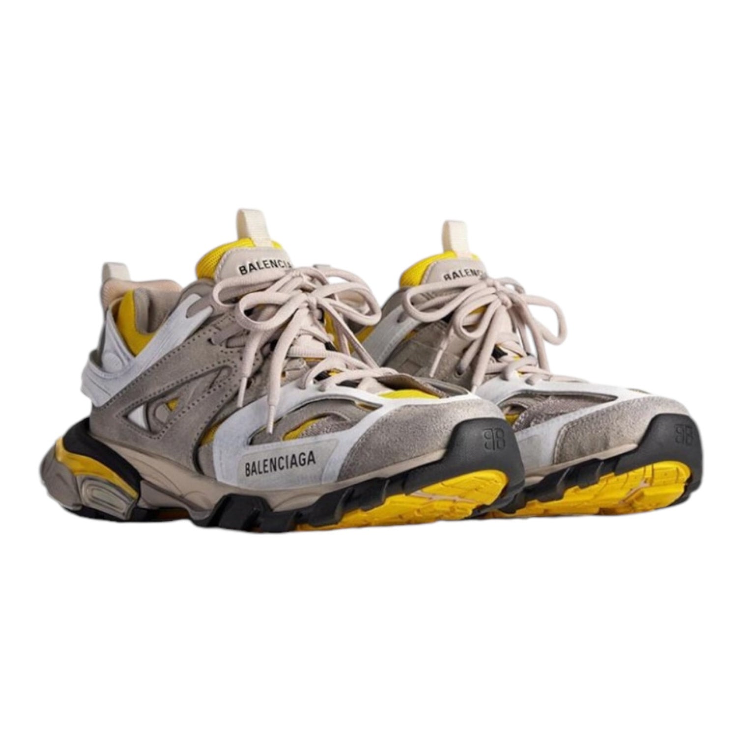 Balenciaga Track 1.0 Yellow Dust White Black The Sole Market