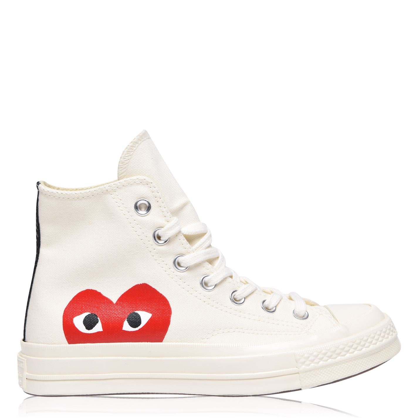 COMME DES GARCONS PLAY LARGE HEART CHUCK TAYLOR 70 ALL STAR HIGH TRAINERS The Sole Market